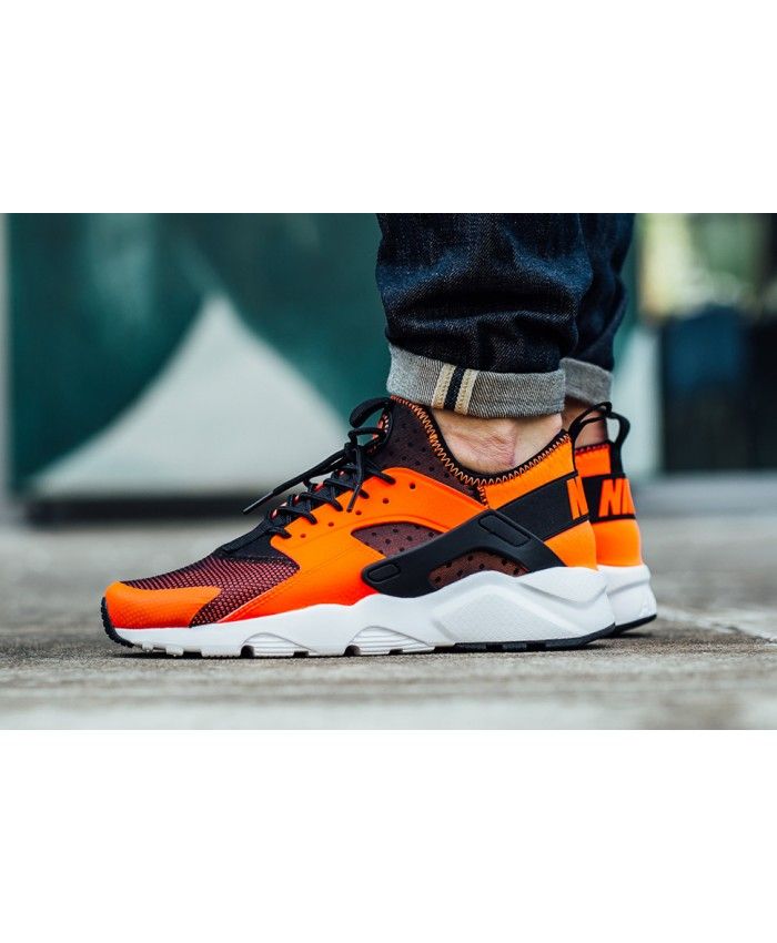 chaussure orange homme