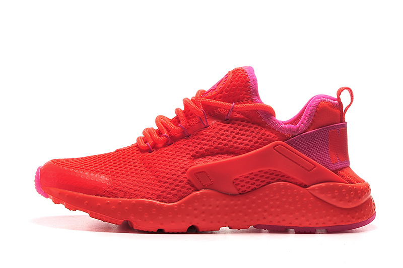 nike huarache blanche et rouge