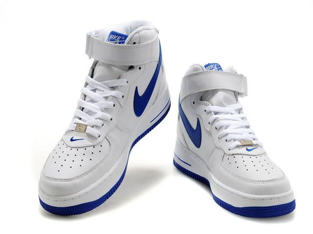 femme air force 1 mid blanche et bleu,Nike Air Force 1 07 ...