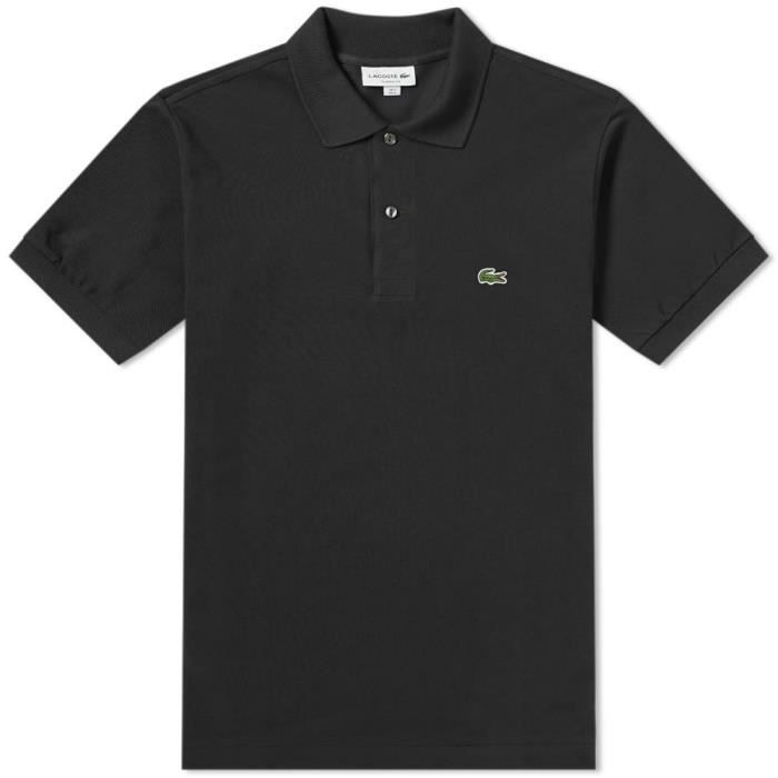 polo lacoste noir pas cher